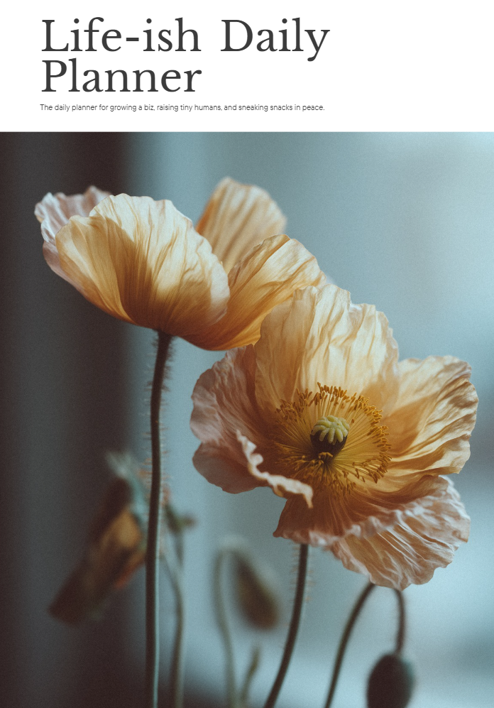 Life-ish Daily Planner | ADHD-Friendly Printable Planner for Busy Moms & Creative Entrepreneurs